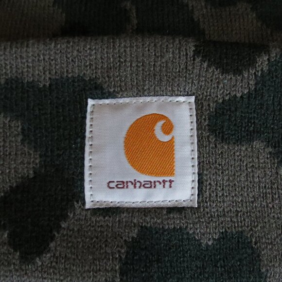 Carhartt Camo Beanie Handmade in USA Pom main image 4